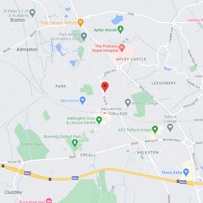 Telford Clinic Location Maps