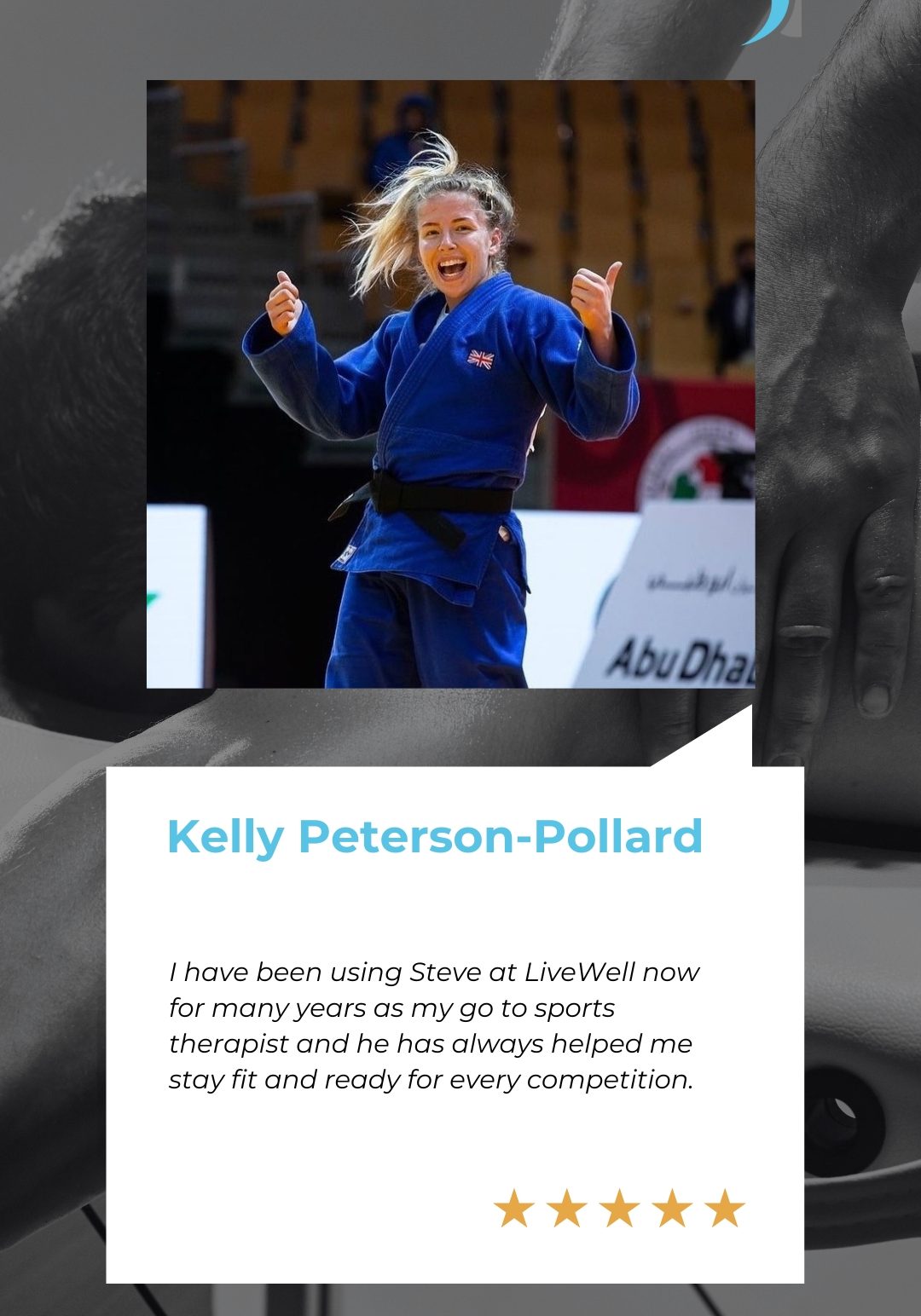 Kelly Peterson Sports Massage Client